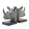 Picture of Resin Rhino Head Bookends - Set of 2 - Rust