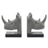 Picture of Resin Rhino Head Bookends - Set of 2 - Rust