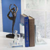 Picture of Crystal Chess Piece Bookends - Clear - Set of 2