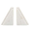Picture of Marble 7" Tapered Bookends - Set of 2 - White