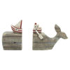 Picture of Resin 7" Whale Bookends - Set of 2 - Natural
