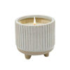 Picture of Ridged 4" Scented Soy Candle - Beige