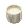 Picture of Ridged 4" Scented Soy Candle - Beige