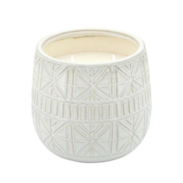 Picture of Tribal 7" Scented Soy Candle - Beige