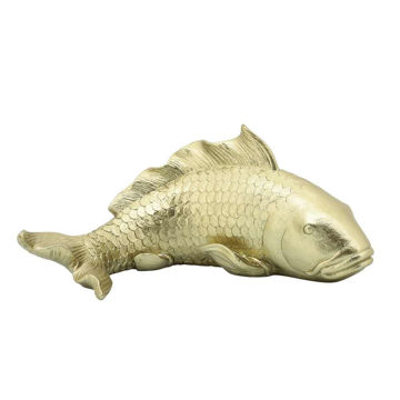 Picture of Koi Fish 9" Resin - Gold