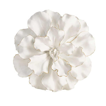 Picture of Flower Wall Accent - 20" - White