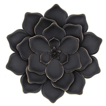 Picture of Succulent Wall Sculpture - 20" - Black