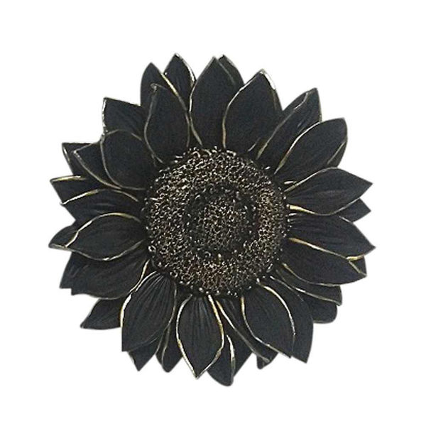 Picture of Sunflower 7" Wall Accent - Black