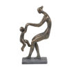 Picture of Mother and Child 12" Polyresin Sculpture - Bronze