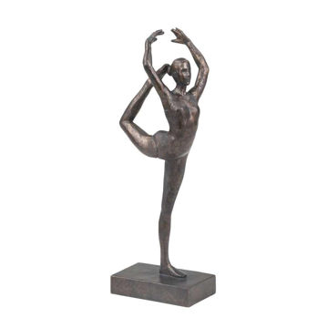 Picture of Ballerina 12" Resin Figure - Rust