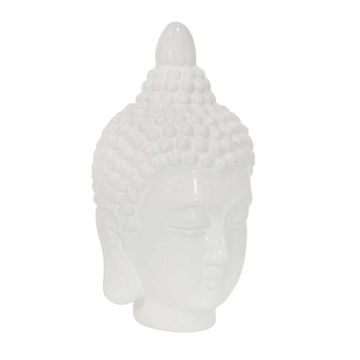 Picture of Buddha 10" Ceramic Head - White