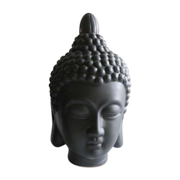 Picture of Buddha 10" Ceramic Head - Black