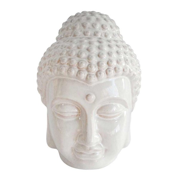 Picture of Buddha 11" Ceramic Head - Ivory