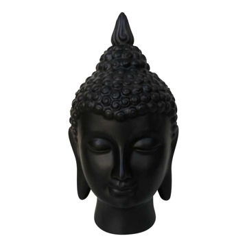 Picture of Buddha 12" Ceramic Head - Gray