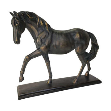 Picture of Horse 14" Polyresin Sculpture - Black