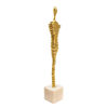 Picture of Modern 27" Male Metal Mummy Decor - Gold