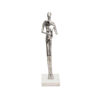 Picture of Saxophone Musician 15" on Marble Base - Silver