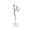Picture of Saxophone Musician 15" on Marble Base - Silver