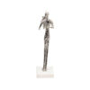 Picture of Saxophone Musician 15" on Marble Base - Silver