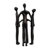 Picture of Metal 12" Family of 4 - Black