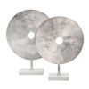 Picture of Disc 18" on a Marble Base - Silver