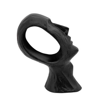 Picture of Metal 11" Face Decor - Black