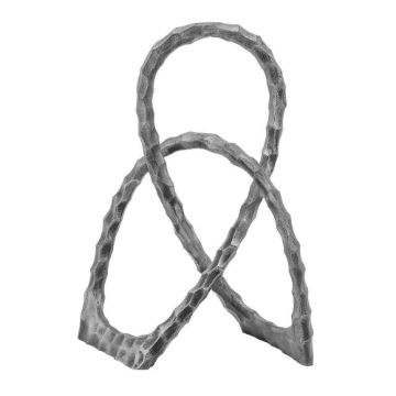 Picture of Loopy 15" Metal Table Accent - Gunmetal