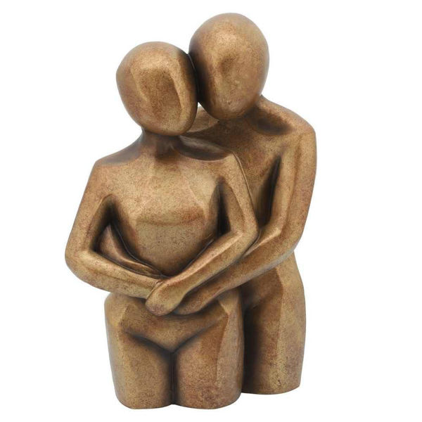 Picture of Standing 11" Resin Couple - Gold
