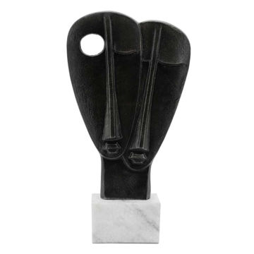 Picture of Mask 17" Metal Sculpture - Bronze