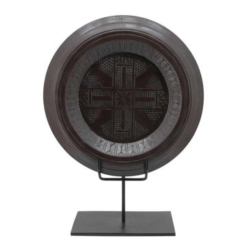 Picture of Aztec 24" Wood Table Accent - Brown