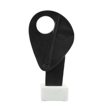 Picture of Face 14" Metal Silhouette - Black