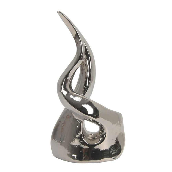 Picture of Abstract 14.5" Sculpture - Silver
