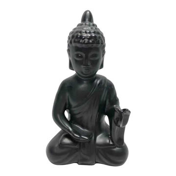 Picture of Buddha Seated Ceramic - Black