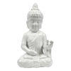 Picture of Buddha Seated Ceramic - White
