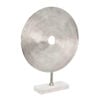 Picture of Disc 21" on a Marble Base - Silver