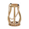 Picture of Wood 13.75" Lantern with Rope Handle - Brown