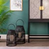 Picture of Bamboo 20" Lantern - Black