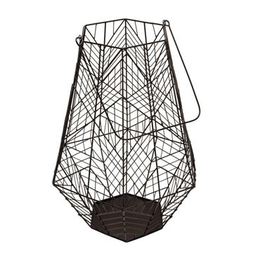 Picture of Metal 24" Wire Lantern - Black