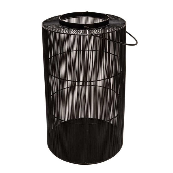 Picture of Metal 26" Wire Lantern - Black