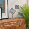 Picture of Abstract 17" Table Decor - Black