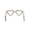 Picture of Metal Heart Shaped Glasses - Silver