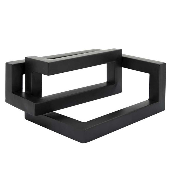 Picture of Geometeric 10" Table Decor - Black