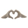 Picture of Hand and Heart 5" - Champagne
