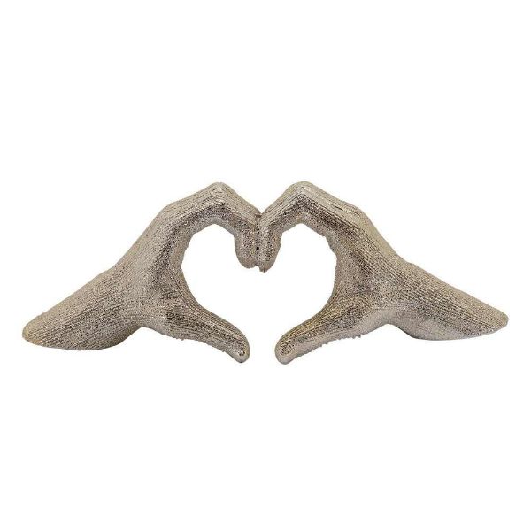 Picture of Hand and Heart 5" - Champagne