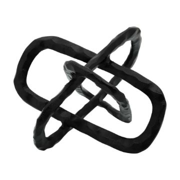 Picture of Oval 9" Metal Links - Black