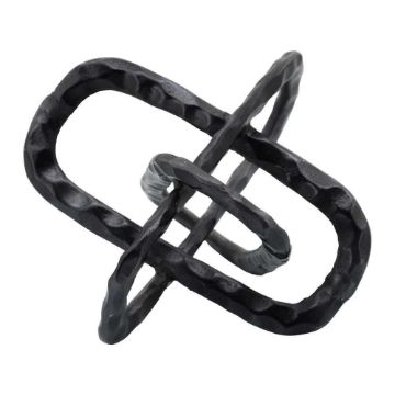 Picture of Oval 9" Metal Links - Gun Metal