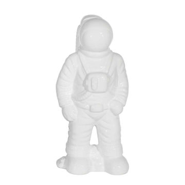 Picture of Ceramic 12" Astronaut Statuette Figurine - White