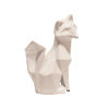 Picture of Ceramic 10" Modern Fox Figurine - White