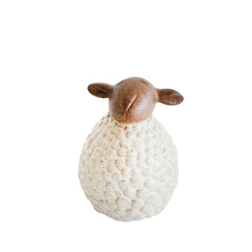 Picture of Ceramic 6" Sheep Figurine - Ivory