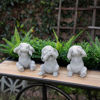 Picture of Polyresin No Hear Speak See Bunny Figurines - Set